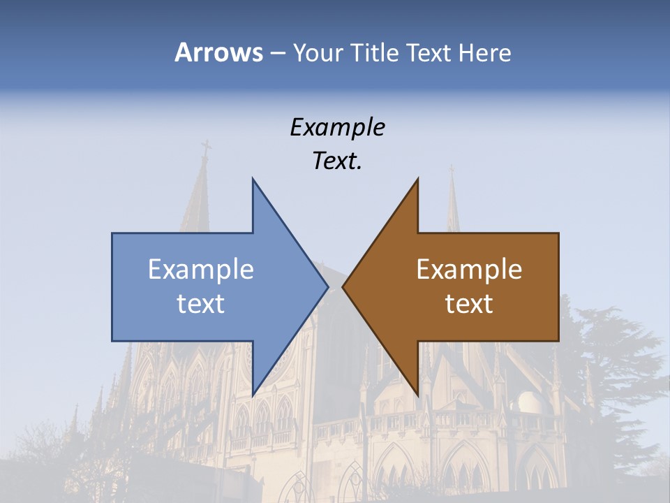 Green Gothic Landscape PowerPoint Template