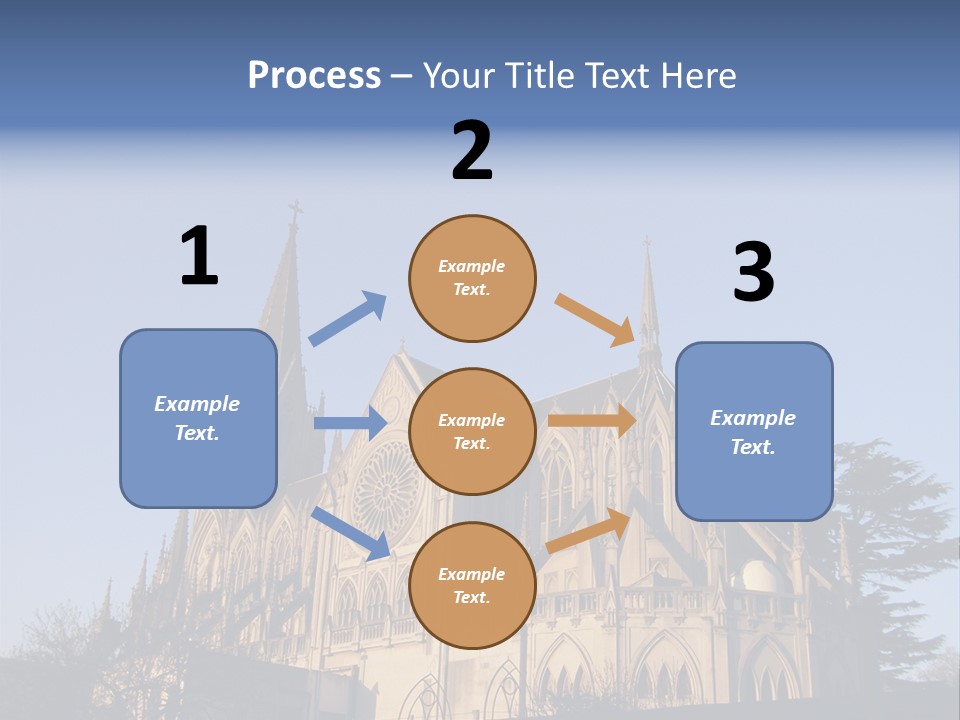 Green Gothic Landscape PowerPoint Template