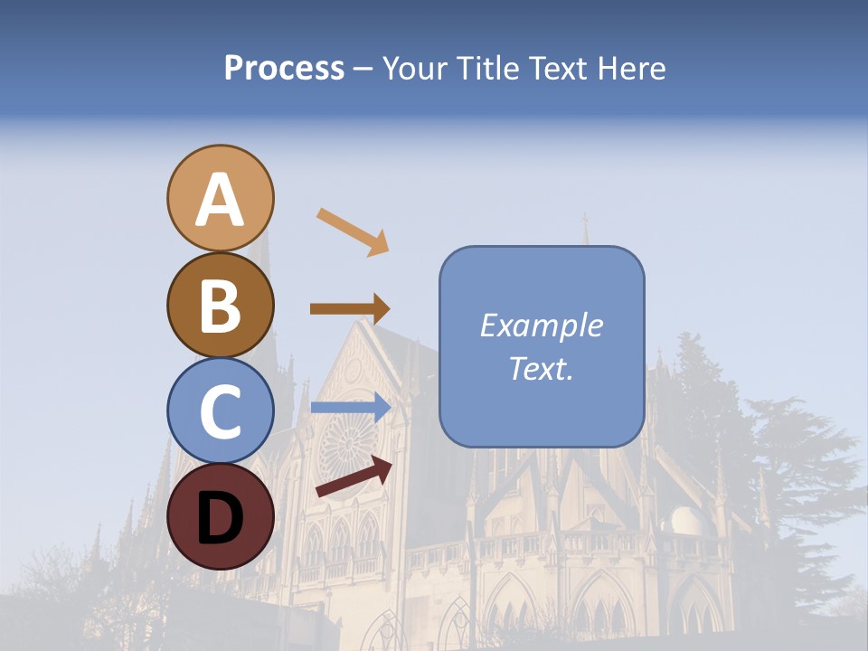 Green Gothic Landscape PowerPoint Template