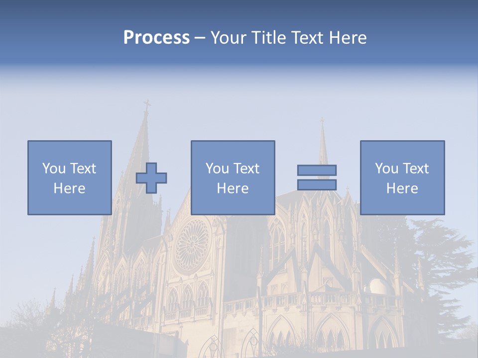 Green Gothic Landscape PowerPoint Template