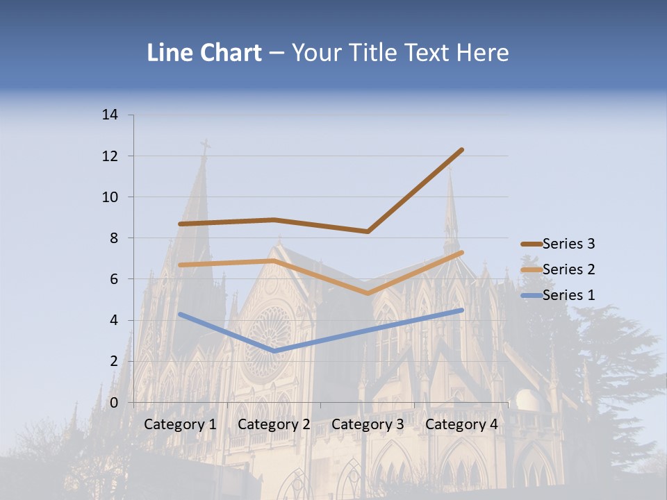 Green Gothic Landscape PowerPoint Template