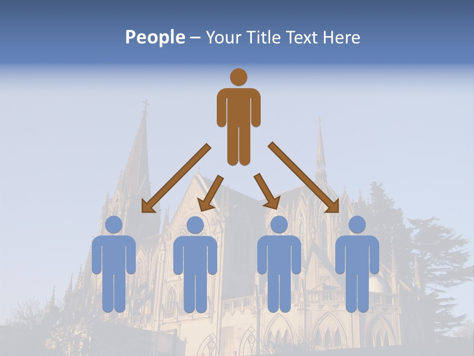 Green Gothic Landscape PowerPoint Template