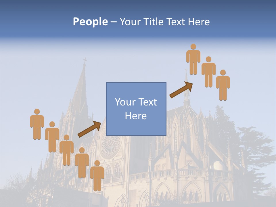 Green Gothic Landscape PowerPoint Template