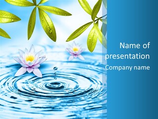 Environment Vigorous Reflection PowerPoint Template