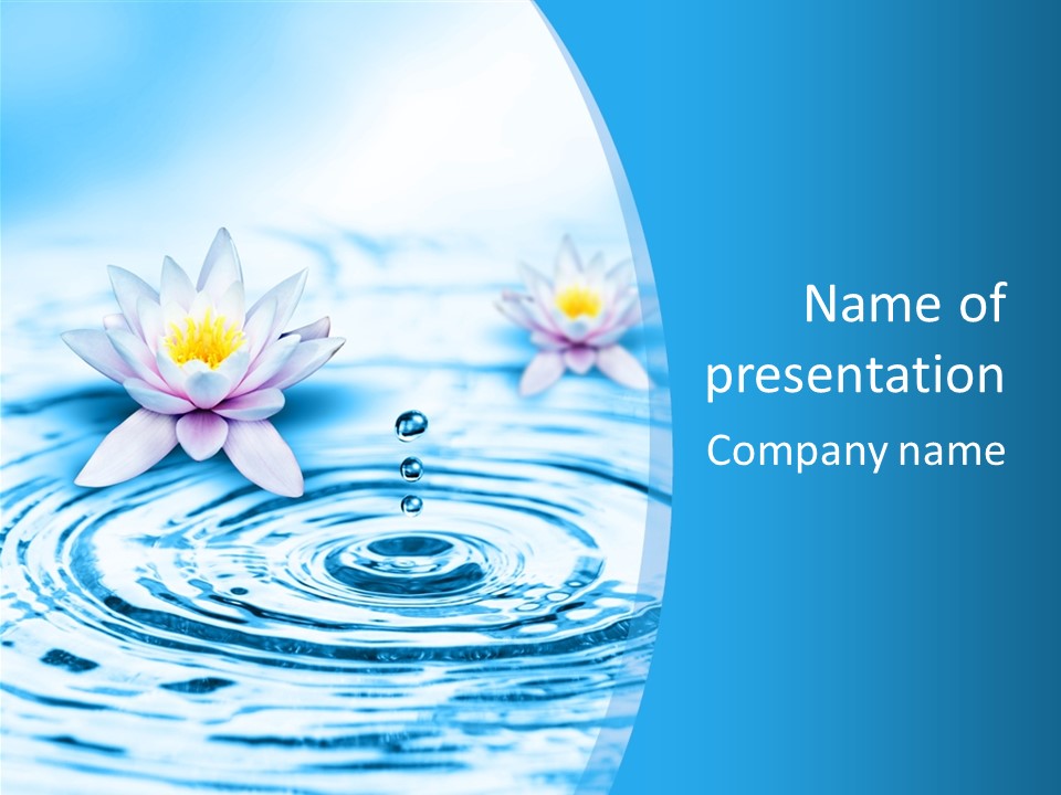 Treatment Reflex Leaf PowerPoint Template