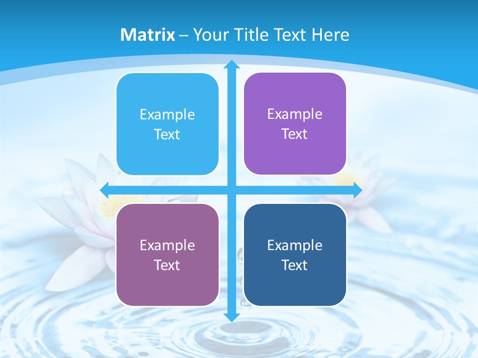 Treatment Reflex Leaf PowerPoint Template