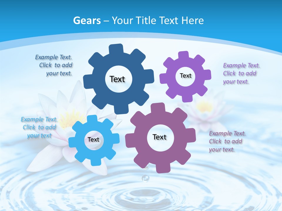 Treatment Reflex Leaf PowerPoint Template