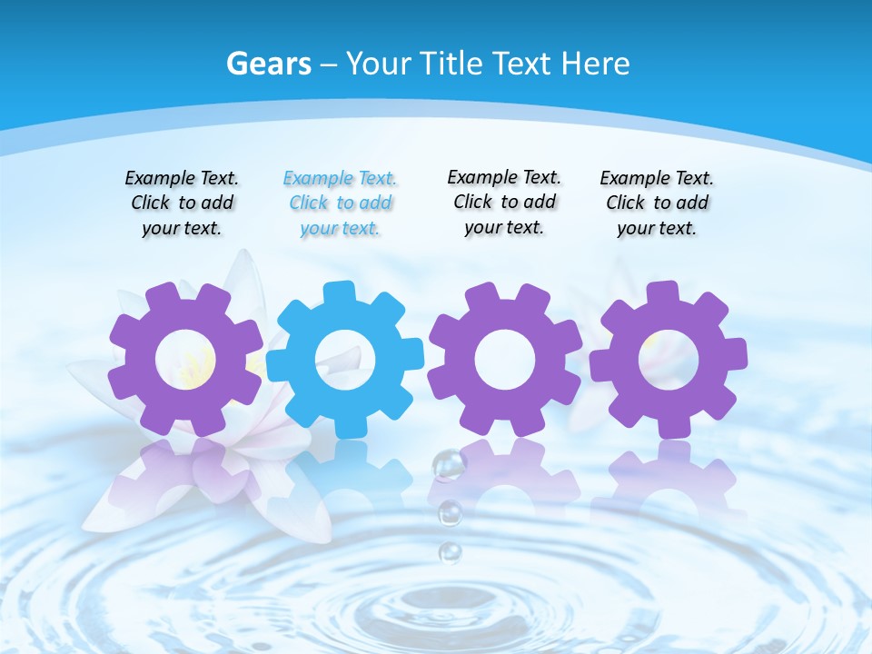 Treatment Reflex Leaf PowerPoint Template