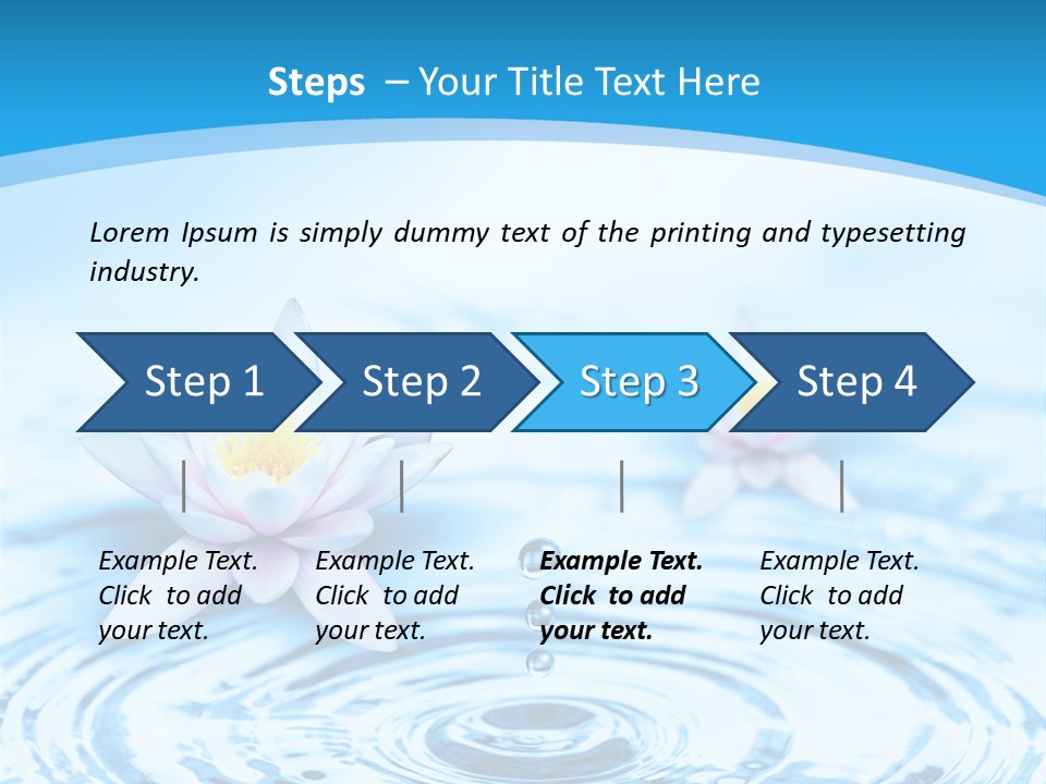Treatment Reflex Leaf PowerPoint Template