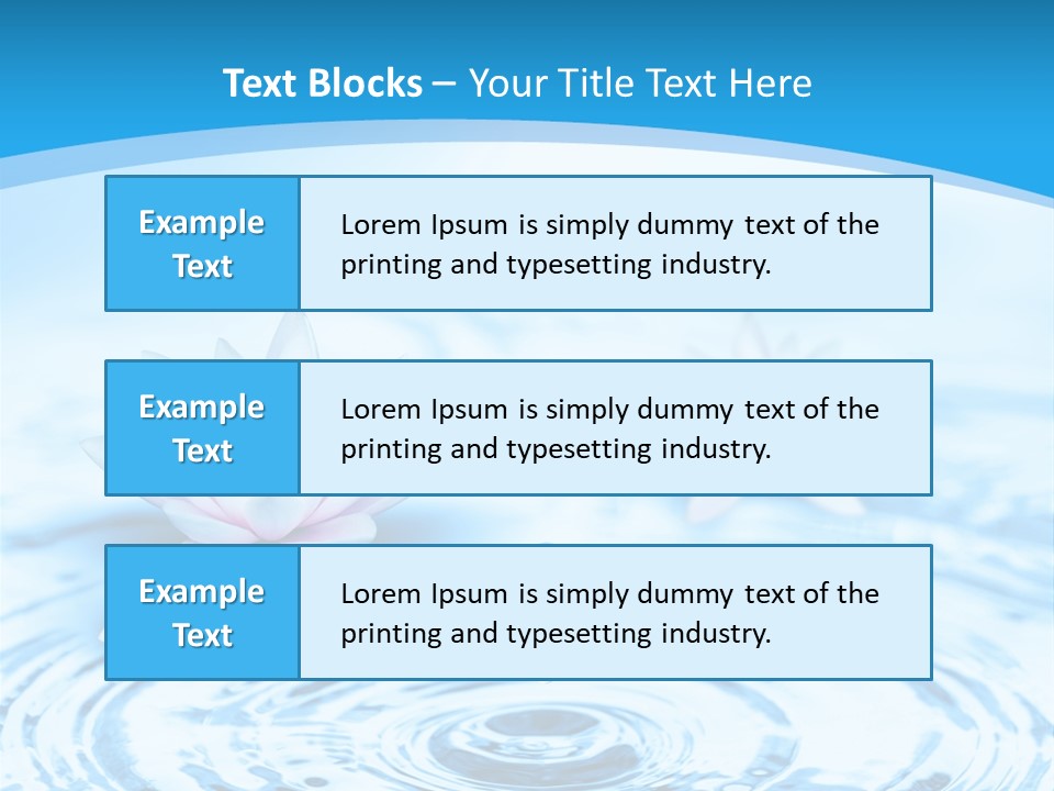 Treatment Reflex Leaf PowerPoint Template