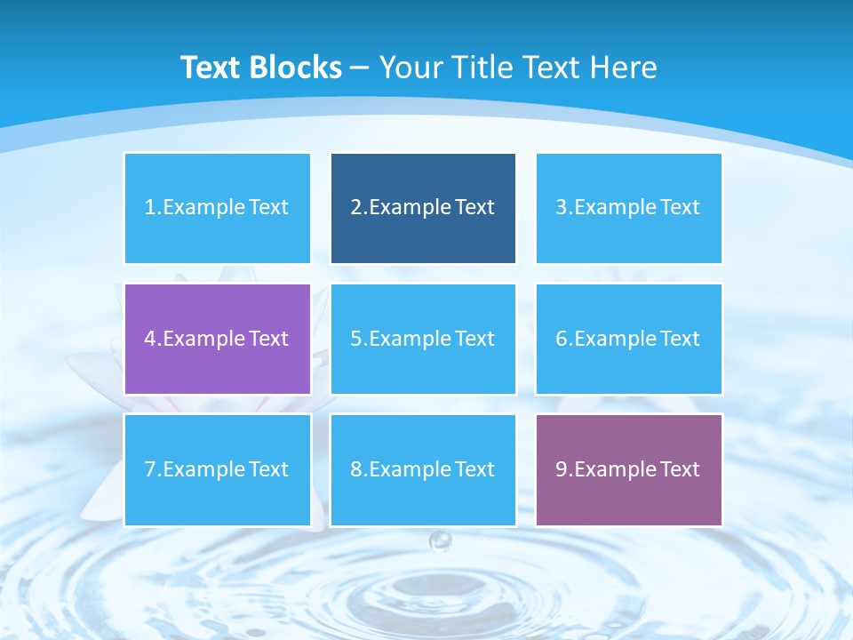 Treatment Reflex Leaf PowerPoint Template