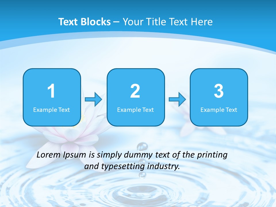 Treatment Reflex Leaf PowerPoint Template