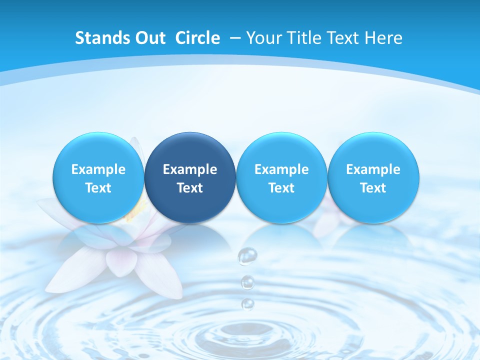 Treatment Reflex Leaf PowerPoint Template