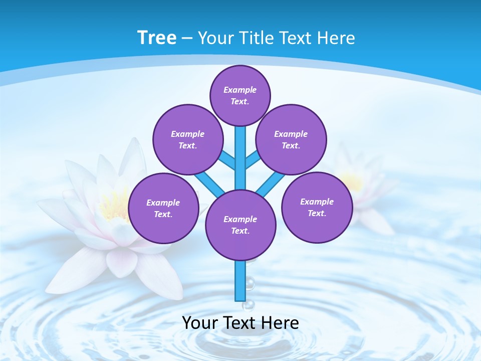 Treatment Reflex Leaf PowerPoint Template