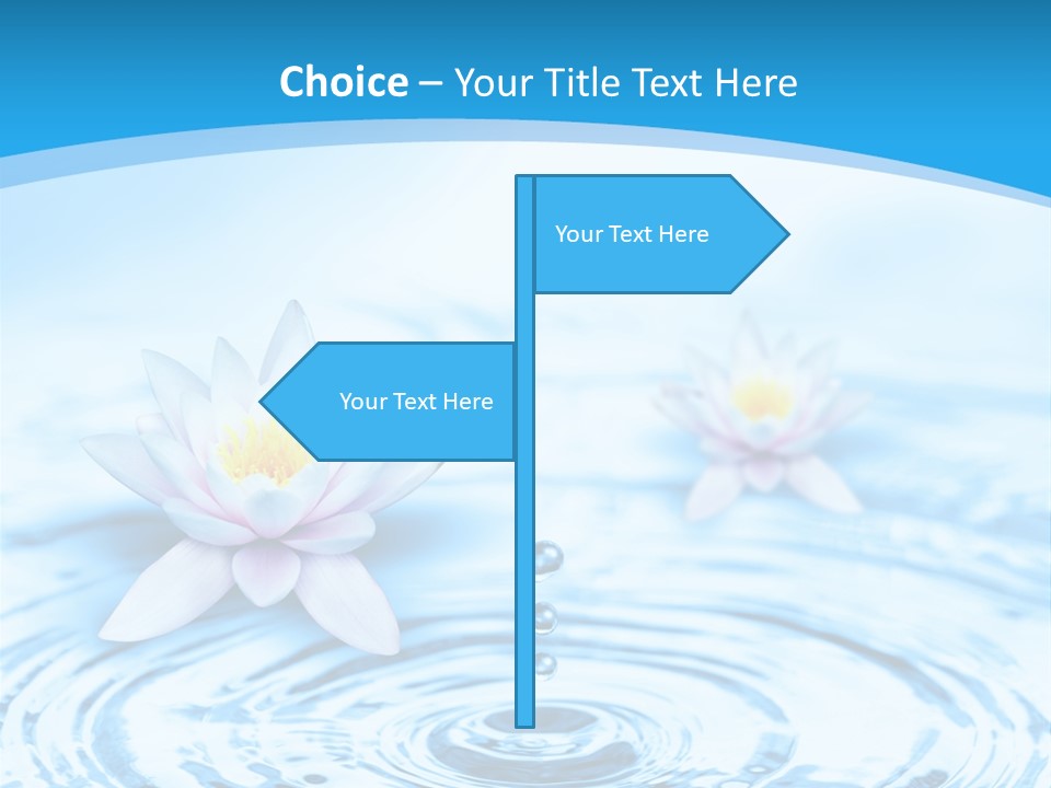 Treatment Reflex Leaf PowerPoint Template