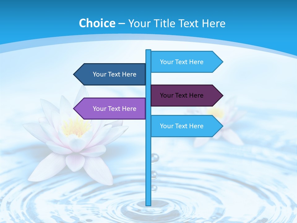 Treatment Reflex Leaf PowerPoint Template