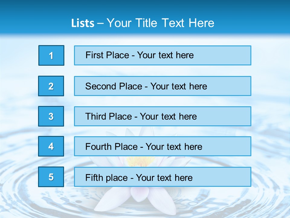 Relaxation Health Nature PowerPoint Template