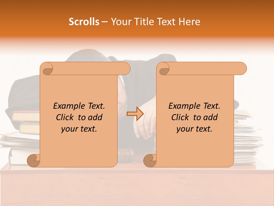 Liberty Judge Innocence PowerPoint Template