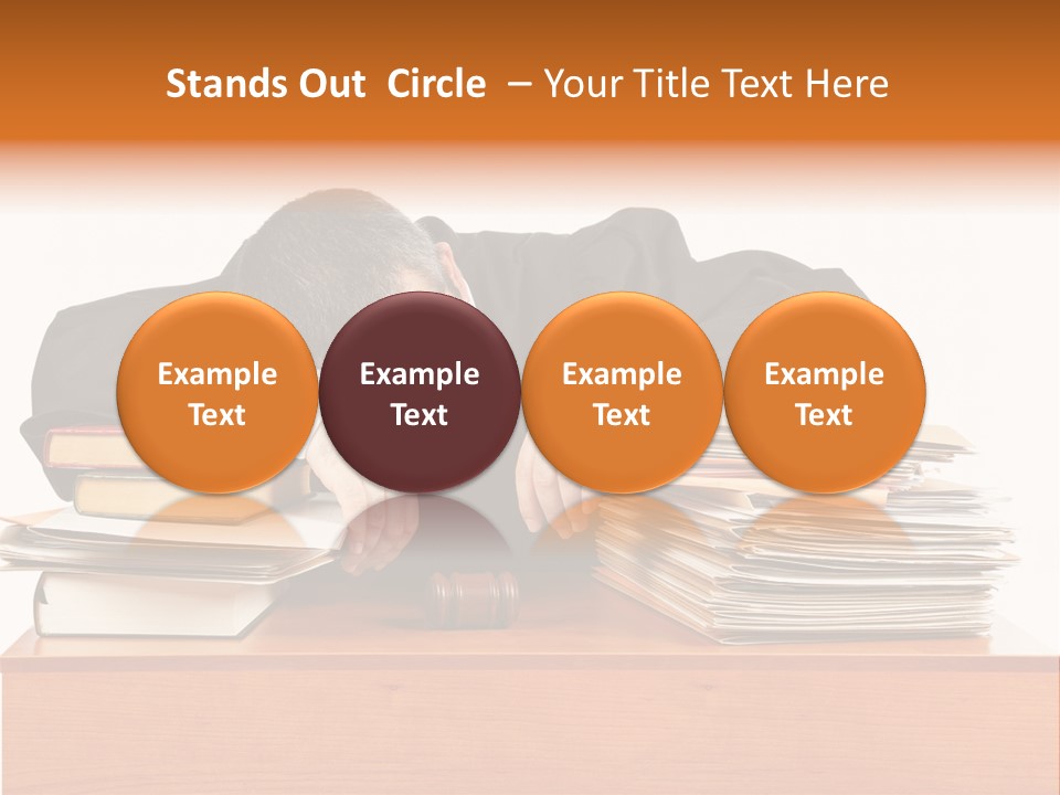 Liberty Judge Innocence PowerPoint Template