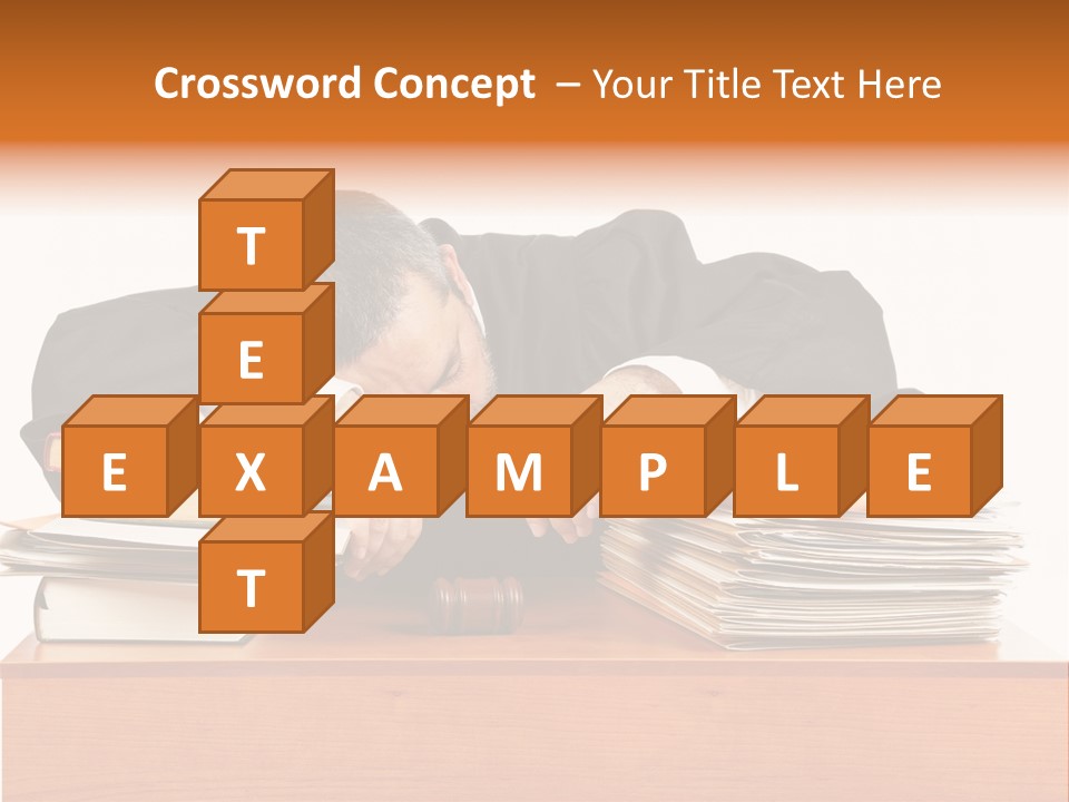 Liberty Judge Innocence PowerPoint Template