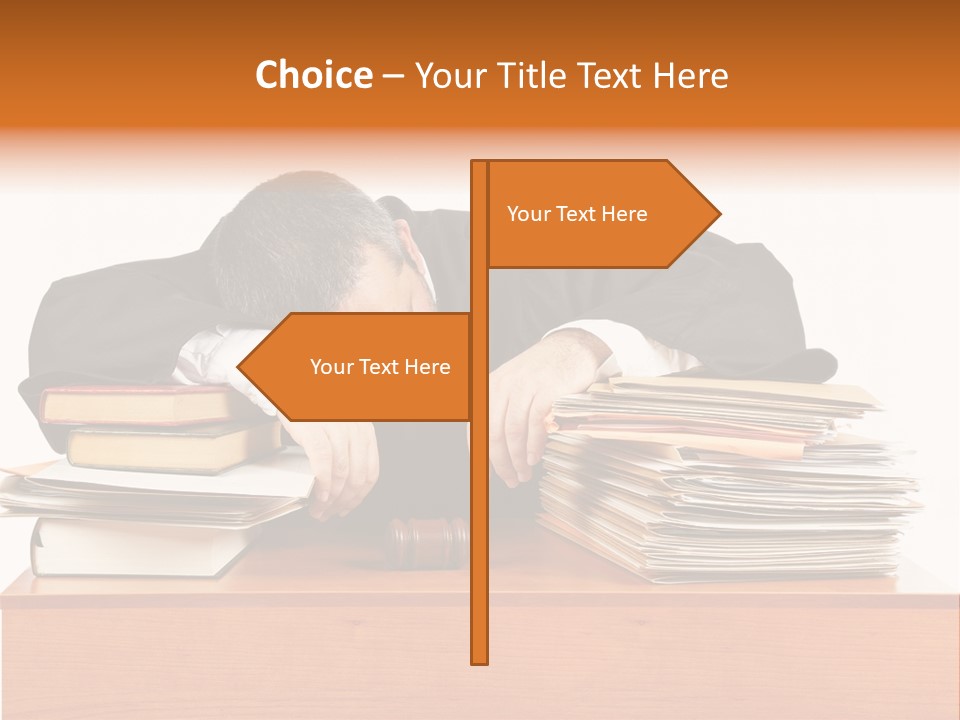 Liberty Judge Innocence PowerPoint Template