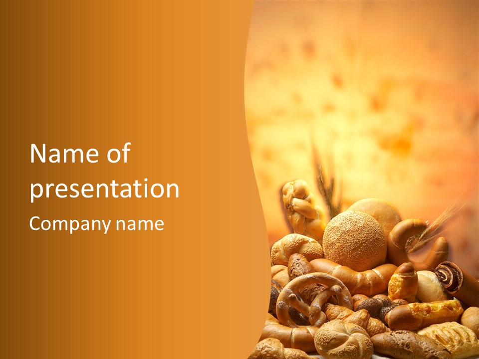 Bakery Breakfast Meal PowerPoint Template