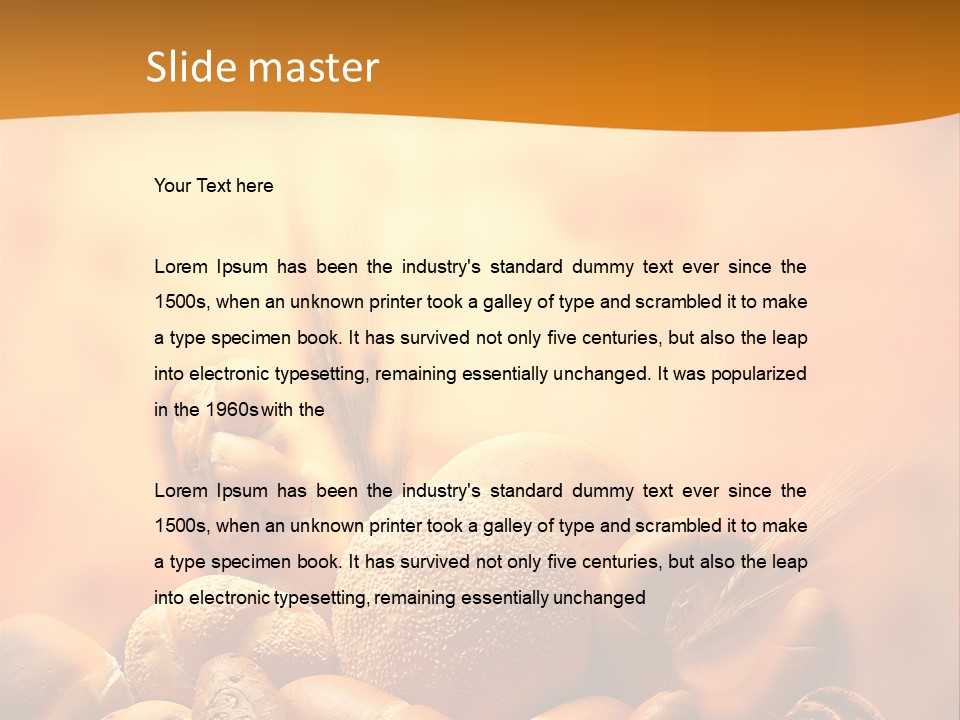 Bakery Breakfast Meal PowerPoint Template