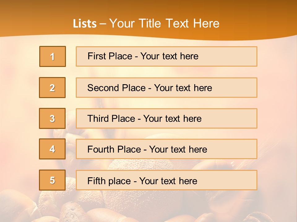 Bakery Breakfast Meal PowerPoint Template