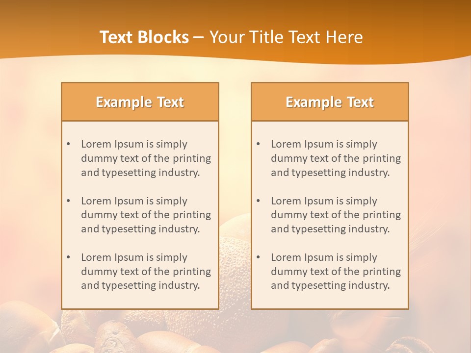 Bakery Breakfast Meal PowerPoint Template