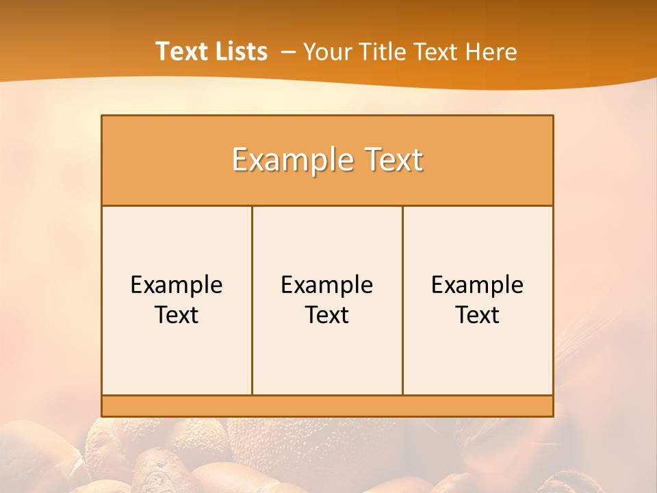Bakery Breakfast Meal PowerPoint Template