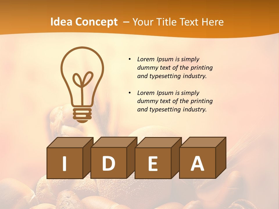 Bakery Breakfast Meal PowerPoint Template