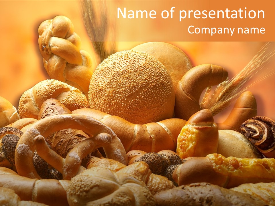 Bakery Baker Cereal PowerPoint Template