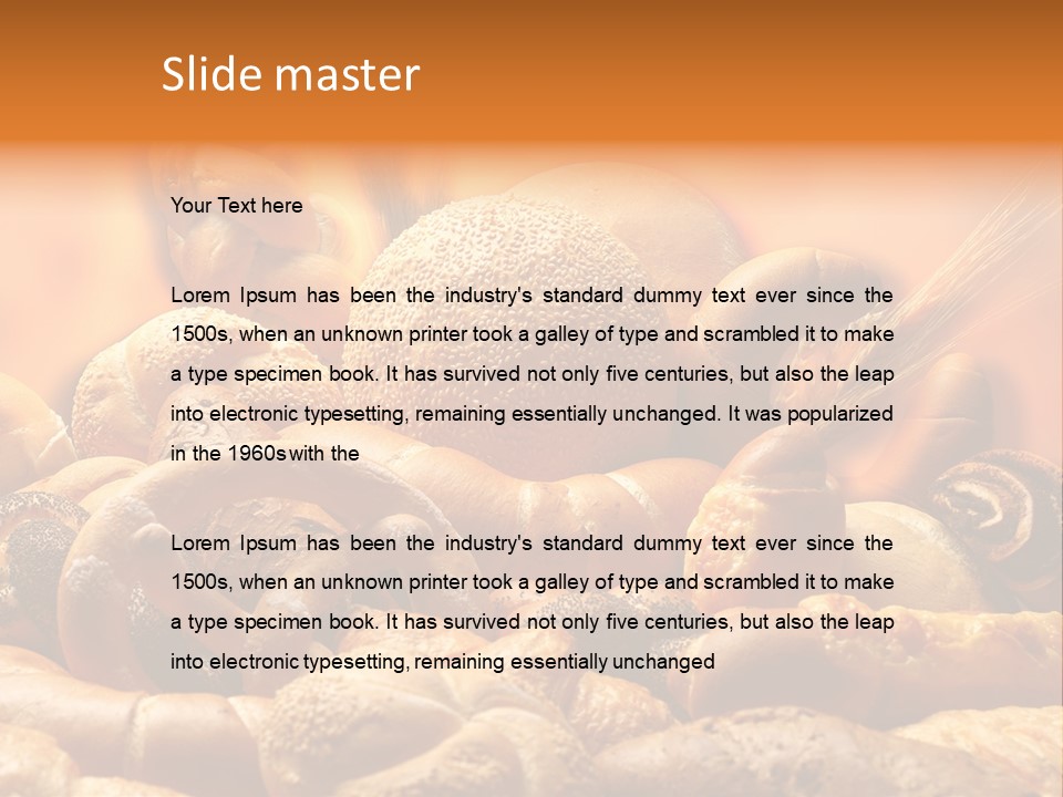 Bakery Baker Cereal PowerPoint Template