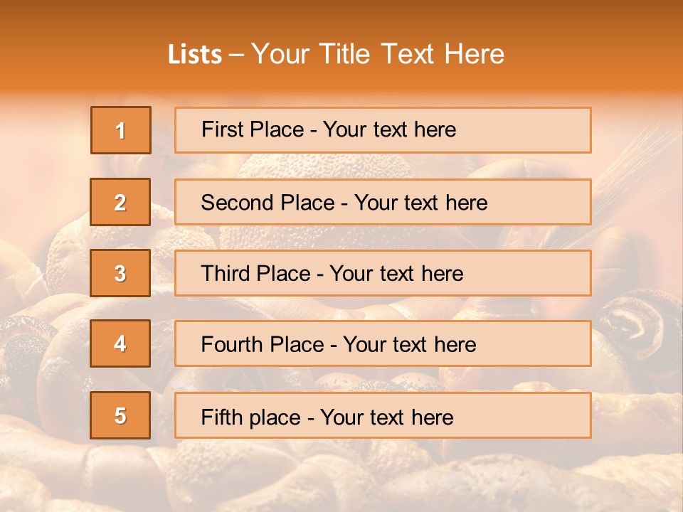 Bakery Baker Cereal PowerPoint Template