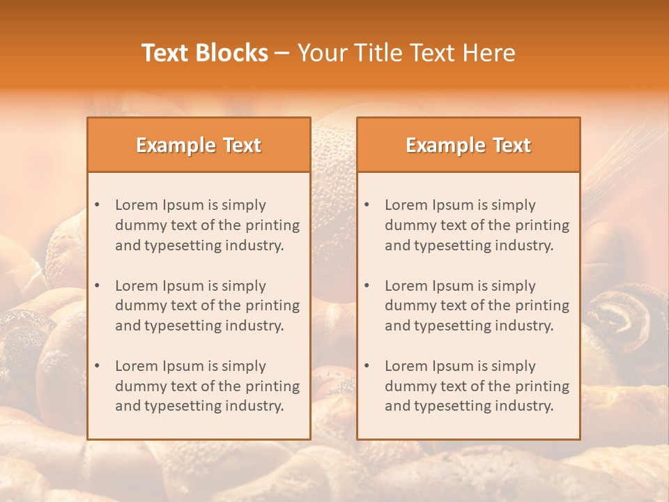 Bakery Baker Cereal PowerPoint Template