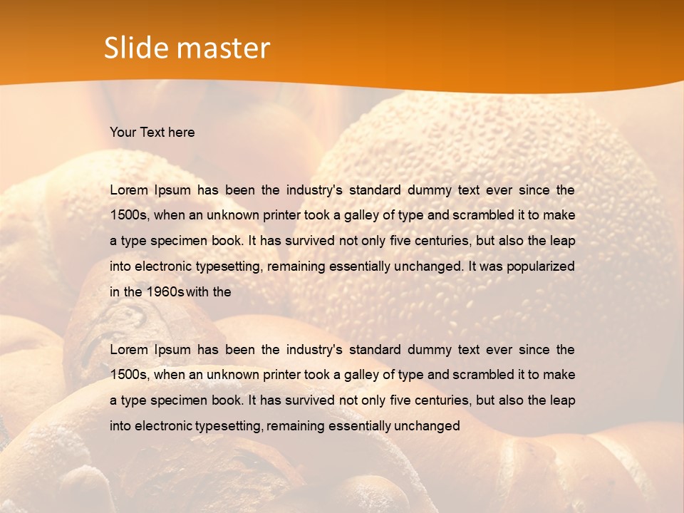 Baker Group Cereal PowerPoint Template