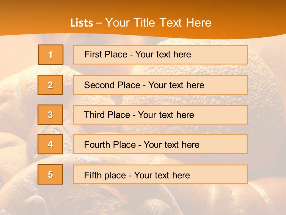 Baker Group Cereal PowerPoint Template