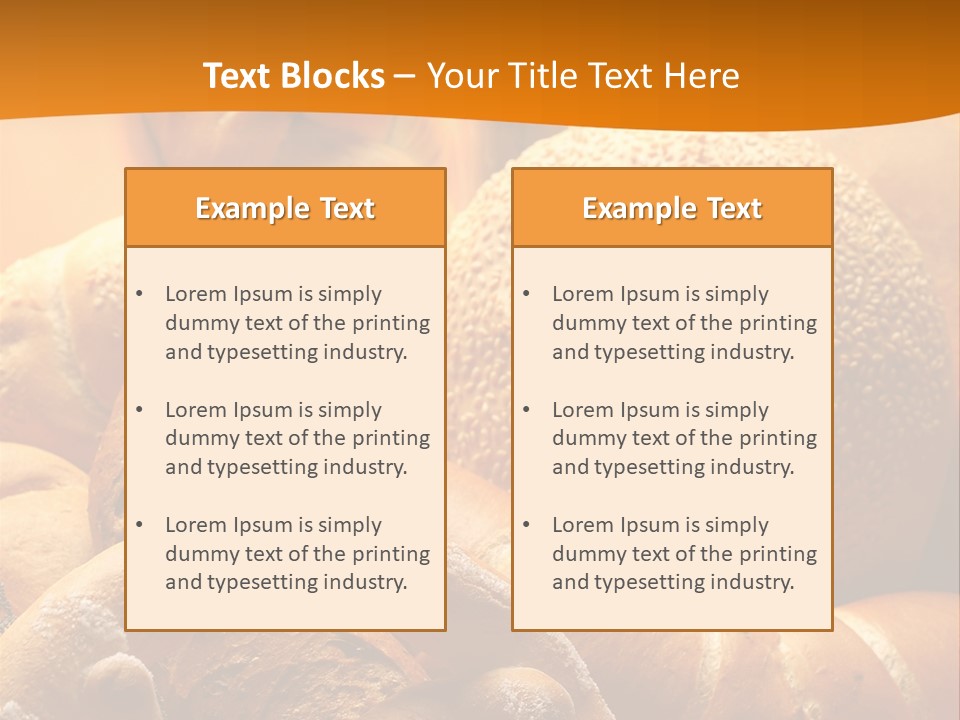 Baker Group Cereal PowerPoint Template
