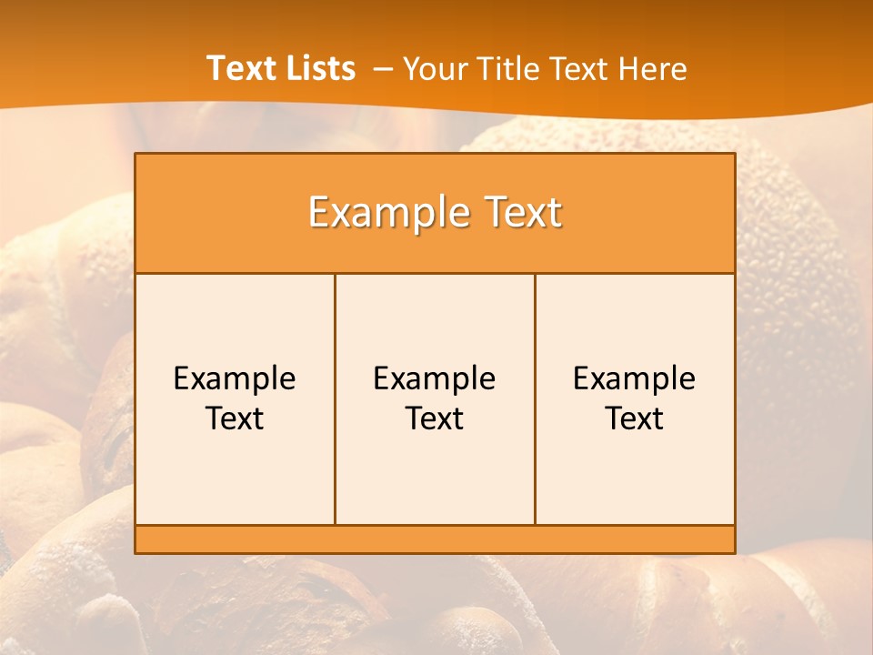 Baker Group Cereal PowerPoint Template