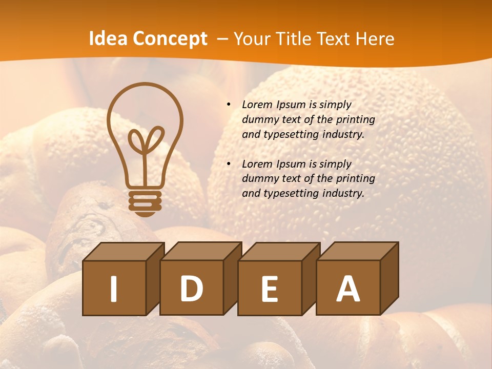 Baker Group Cereal PowerPoint Template