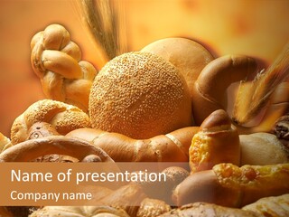 Bread Baker Cereal PowerPoint Template