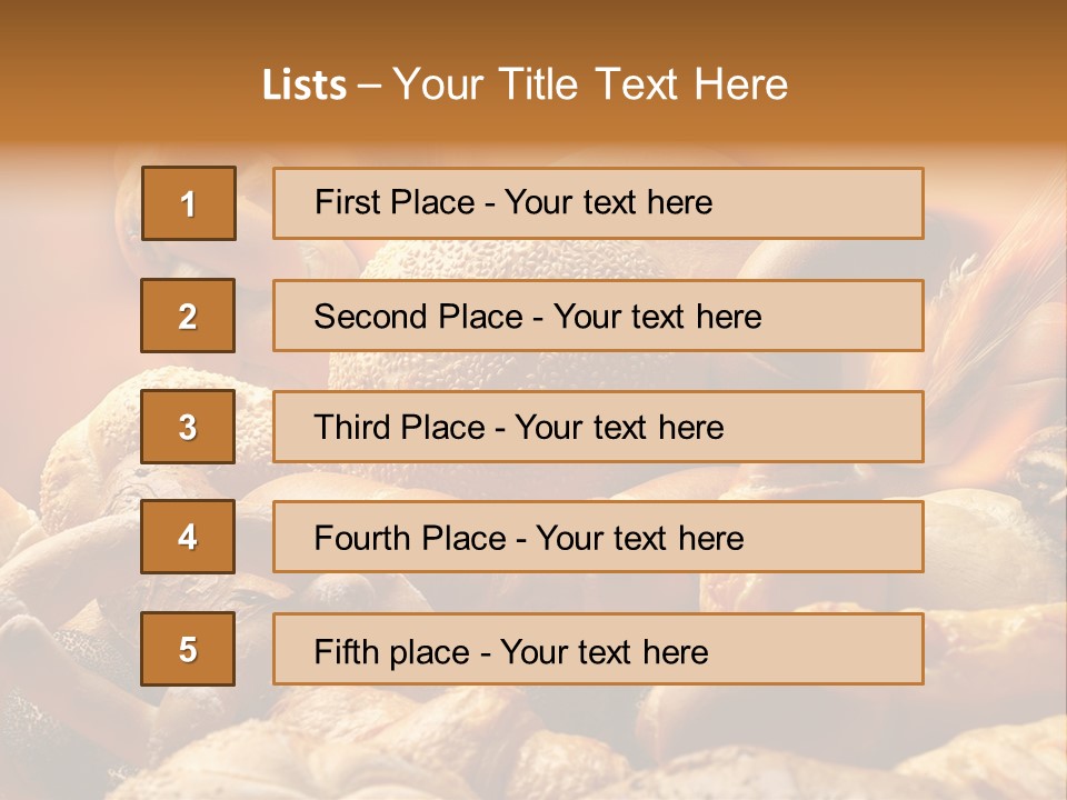 Bread Baker Cereal PowerPoint Template