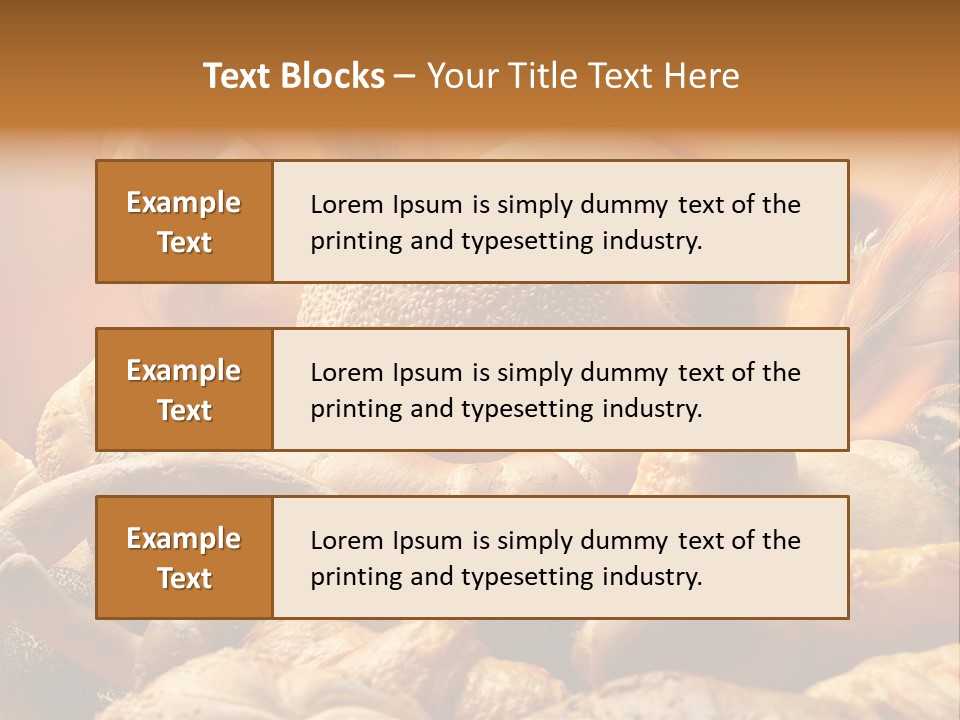 Bread Baker Cereal PowerPoint Template