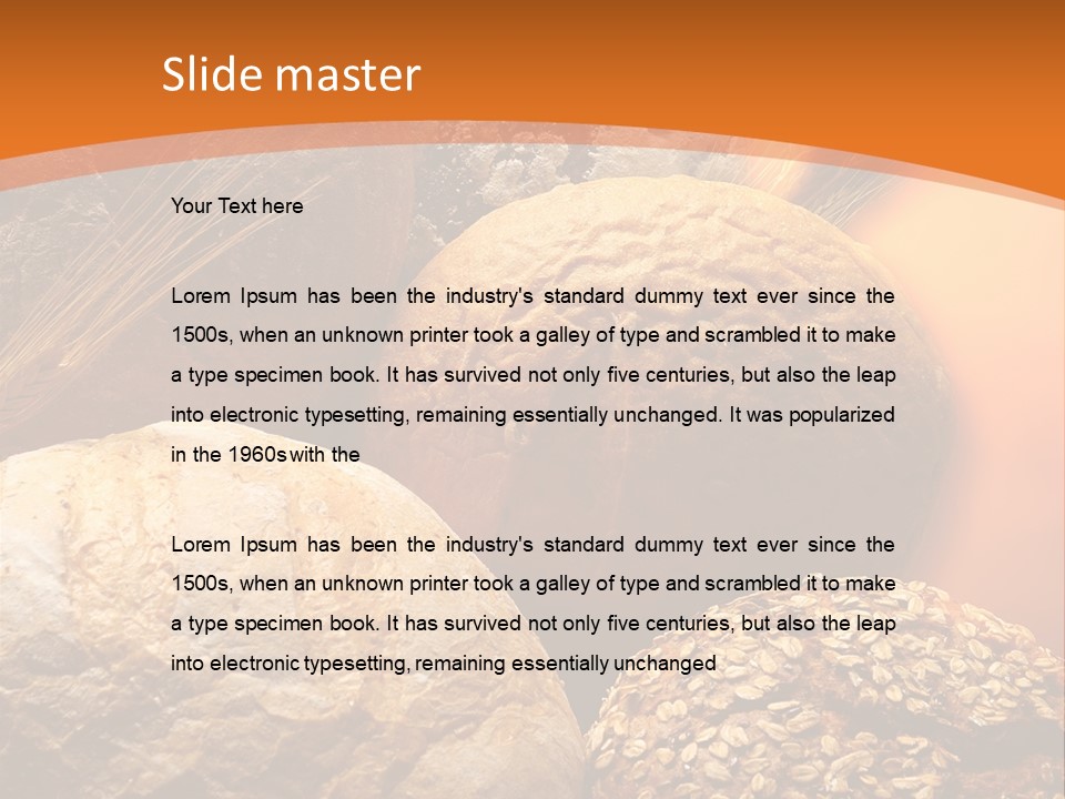 Fresh Baker Food PowerPoint Template