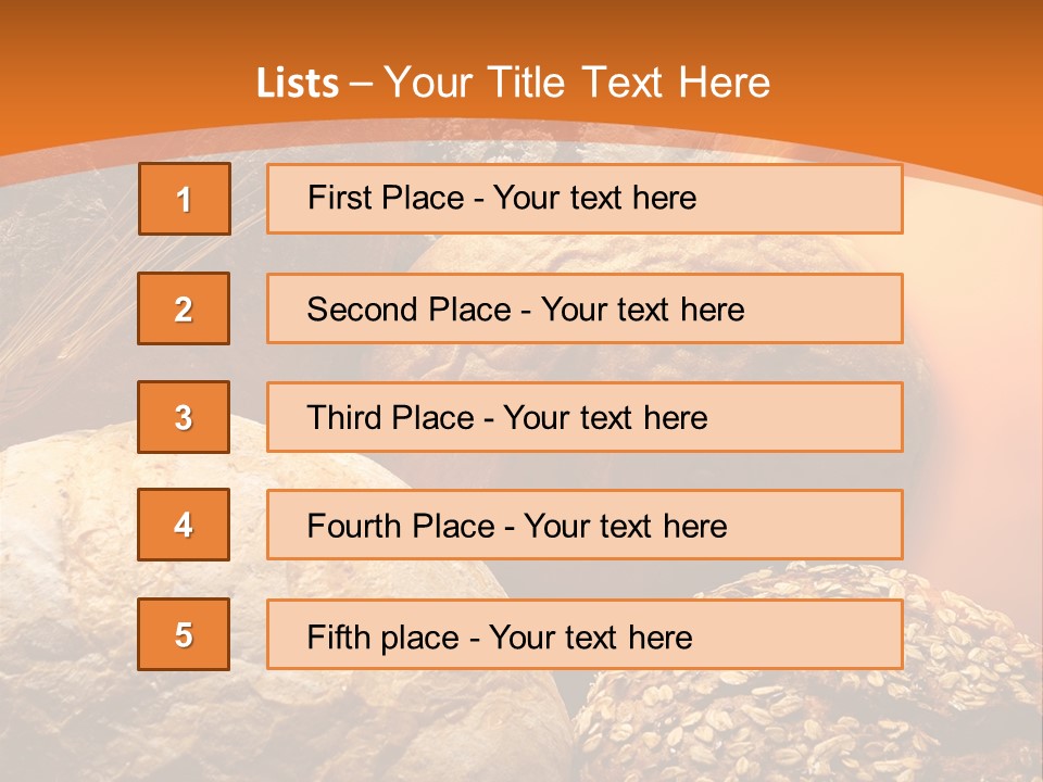 Fresh Baker Food PowerPoint Template