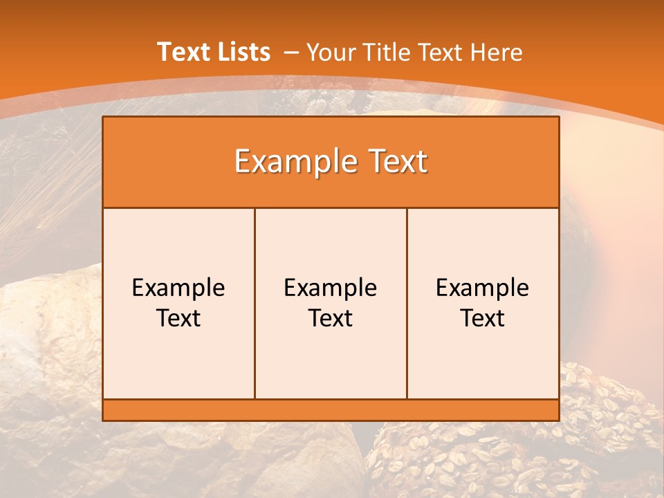 Fresh Baker Food PowerPoint Template