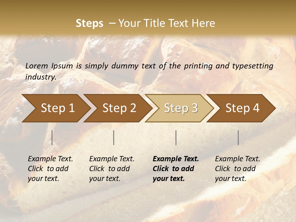 Bread Yellow Cereal PowerPoint Template