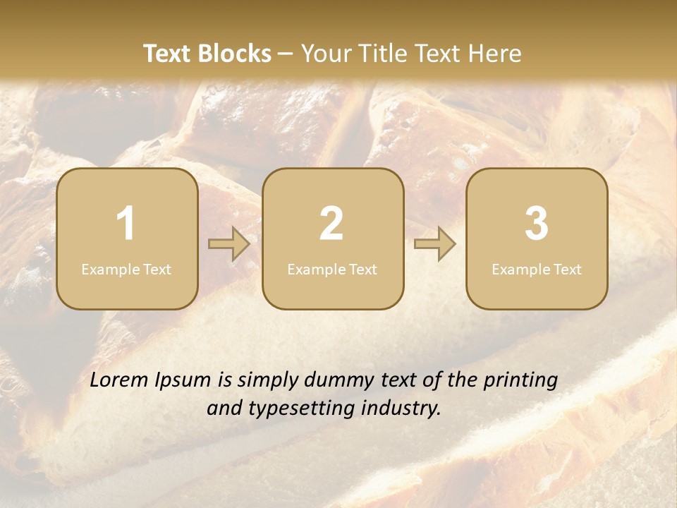 Bread Yellow Cereal PowerPoint Template
