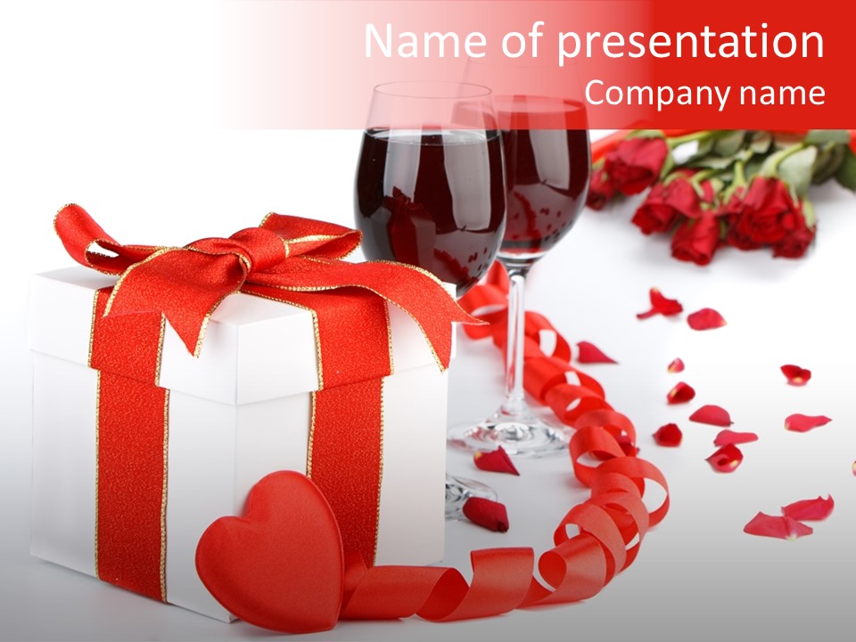 Romantic Wine Party PowerPoint Template