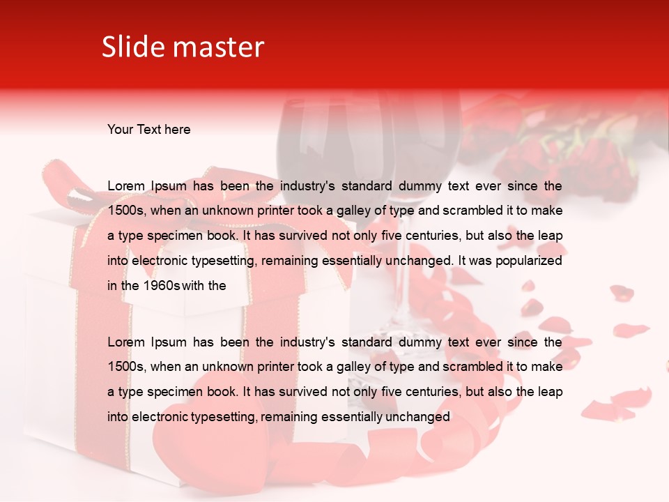 Romantic Wine Party PowerPoint Template